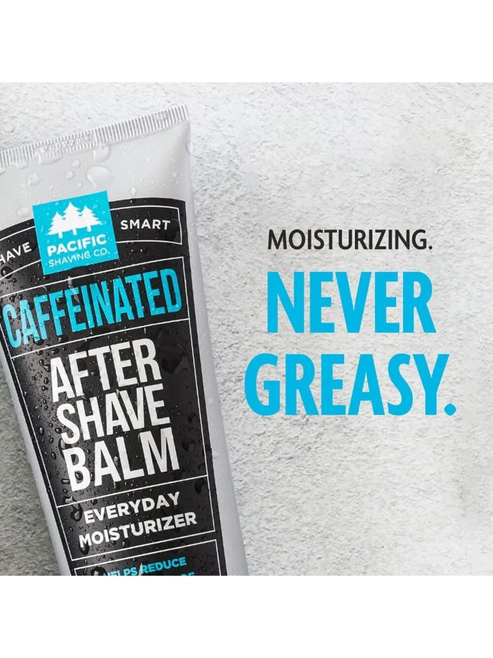 Caffeinated Aftershave Balm for Men, 2 Pack - Soothing Post-Shave Lotion for